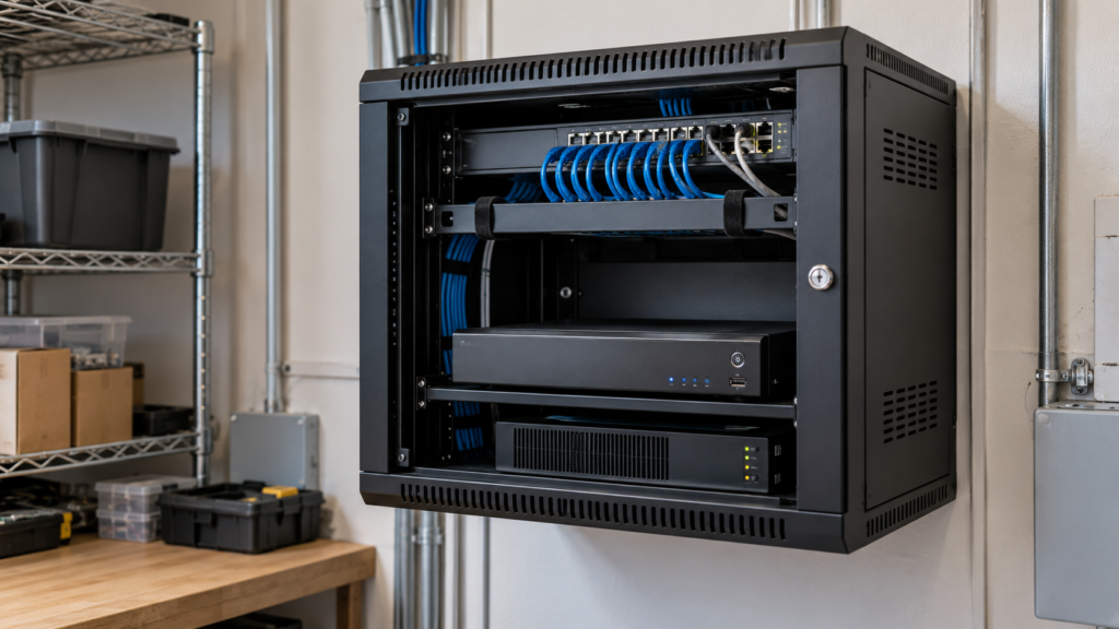 A business camera recorder and network equipment.